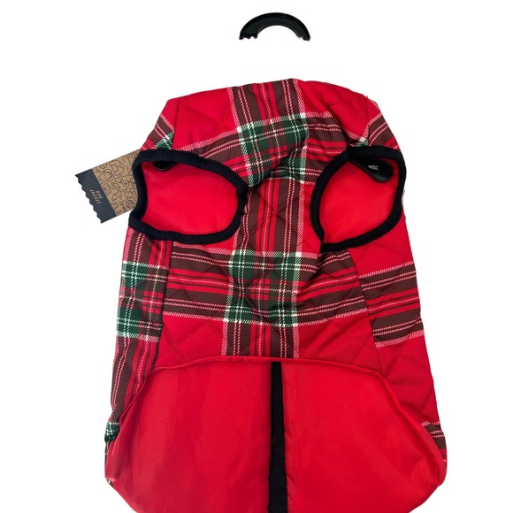 Paw & Tail Red Plaid Dog Vest - Size S Pet Apparel Adorable Warm and Cozy - Picture 5 of 6